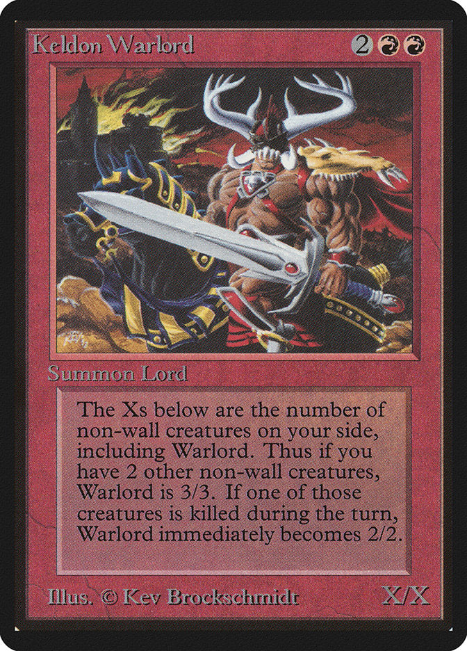 Keldon Warlord (161) [Beta Edition] | Odin's Place