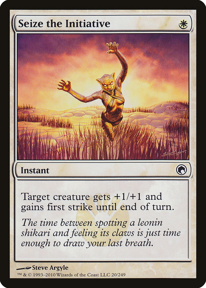 Seize the Initiative (20) [Scars of Mirrodin] | Odin's Place