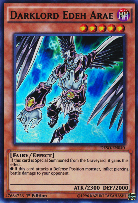Darklord Edeh Arae [DESO-EN040] Super Rare | Odin's Place