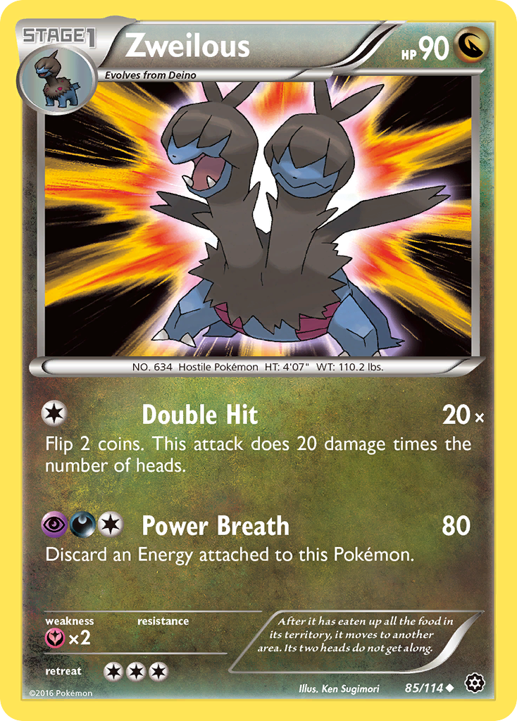 Zweilous (85/114) [XY: Steam Siege] | Odin's Place