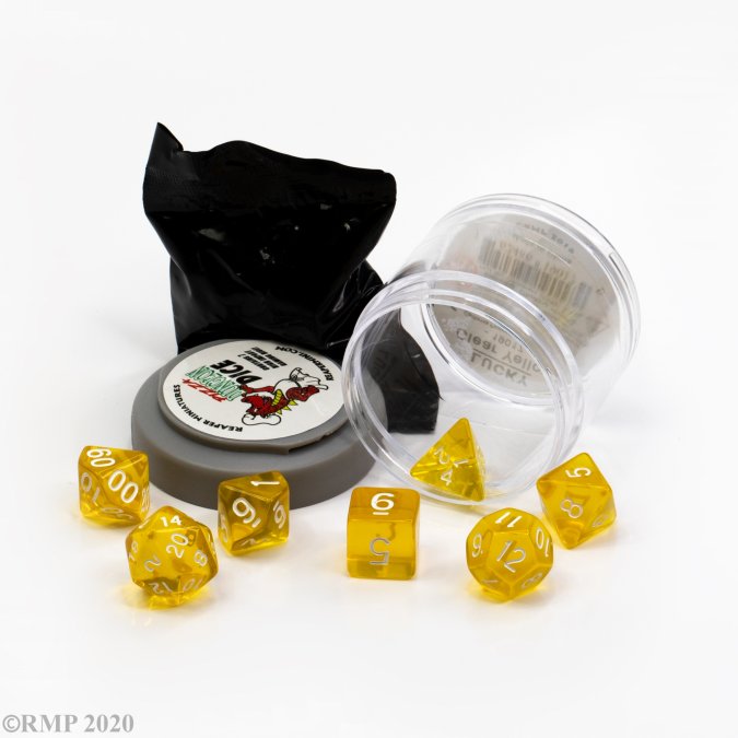 LUCKY DICE - CLEAR YELLOW | Odin's Place