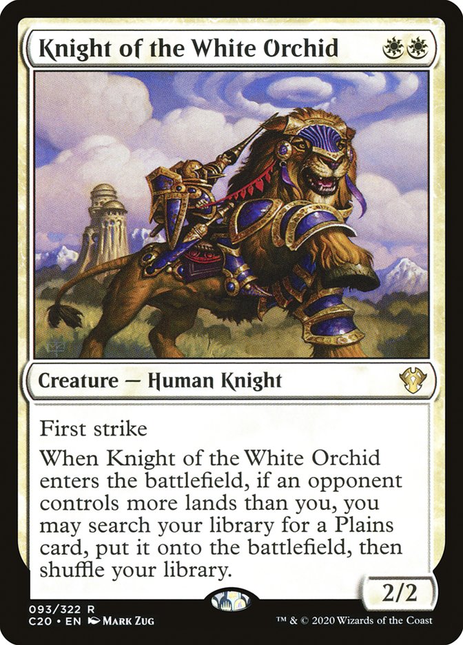 Knight of the White Orchid [Commander 2020] | Odin's Place