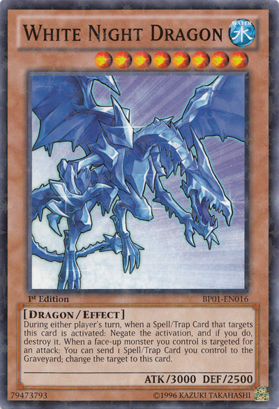 White Night Dragon [BP01-EN016] Starfoil Rare | Odin's Place
