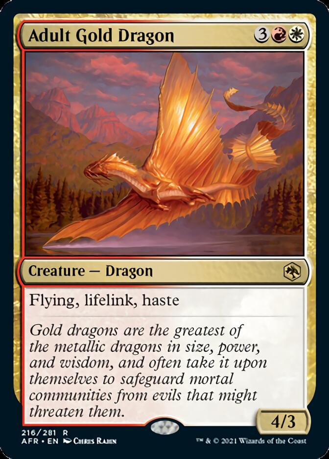Adult Gold Dragon [Dungeons & Dragons: Adventures in the Forgotten Realms] | Odin's Place