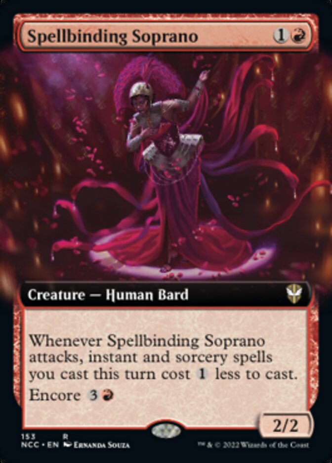 Spellbinding Soprano (Extended Art) [Streets of New Capenna Commander] | Odin's Place
