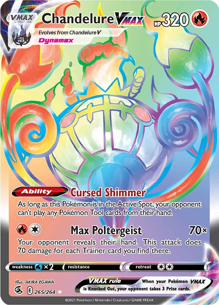Chandelure VMAX (265/264) [Sword & Shield: Fusion Strike] | Odin's Place