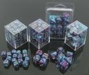 Chessex Gemini 5 Poly Purple Teal/Gold Poly 7 Set | Odin's Place