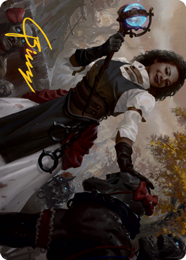 Skaab Wrangler Art Card (Gold-Stamped Signature) [Innistrad: Midnight Hunt Art Series] | Odin's Place