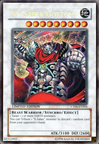 XX-Saber Gottoms [CT06-ENS04] Secret Rare | Odin's Place