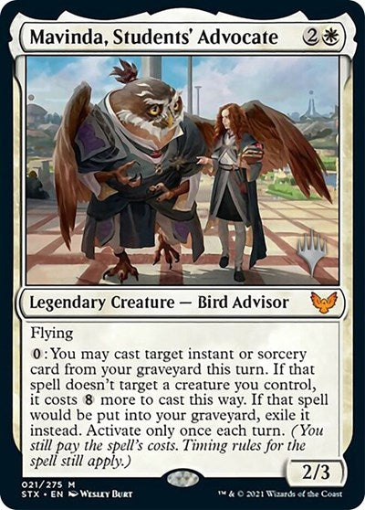 Mavinda, Students' Advocate (Promo Pack) [Strixhaven: School of Mages Promos] | Odin's Place