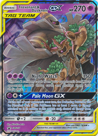 Trevenant & Dusknoir GX (SM217) (Jumbo Card) [Sun & Moon: Black Star Promos] | Odin's Place