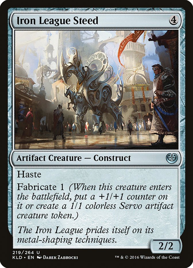 Iron League Steed (219) [Kaladesh] | Odin's Place