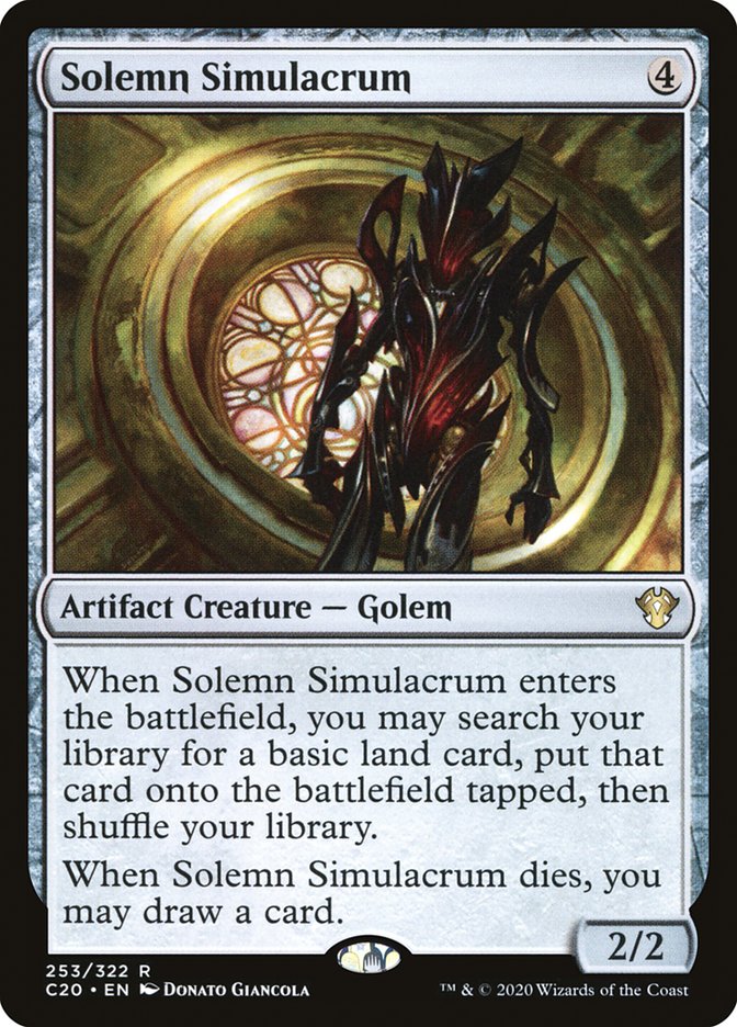 Solemn Simulacrum [Commander 2020] | Odin's Place