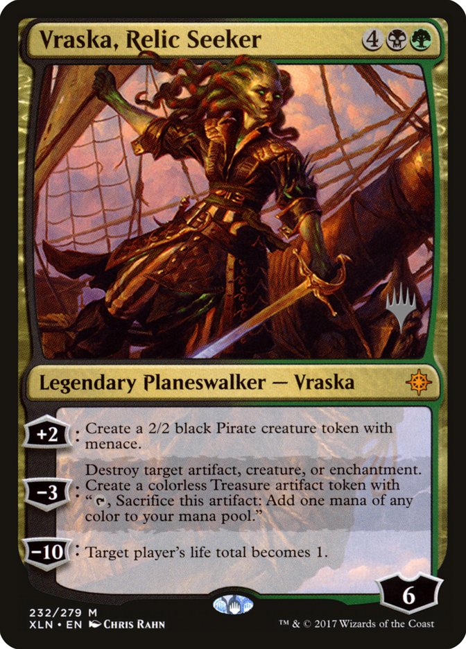 Vraska, Relic Seeker (Promo Pack) [Ixalan Promos] | Odin's Place