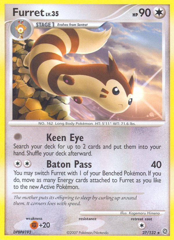 Furret (27/132) [Diamond & Pearl: Secret Wonders] | Odin's Place