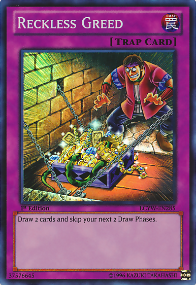 Reckless Greed [LCYW-EN285] Super Rare | Odin's Place