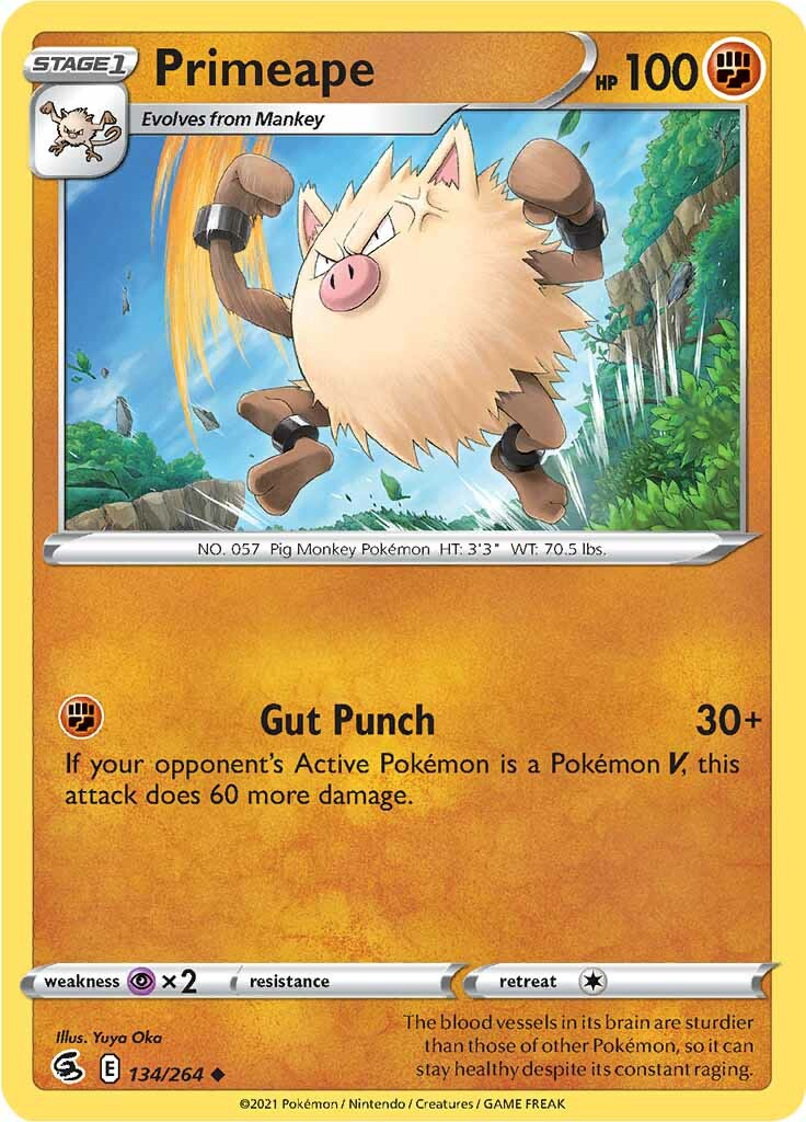 Primeape (134/264) [Sword & Shield: Fusion Strike] | Odin's Place