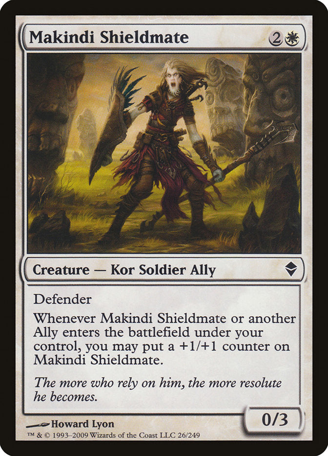 Makindi Shieldmate (26) [Zendikar] | Odin's Place