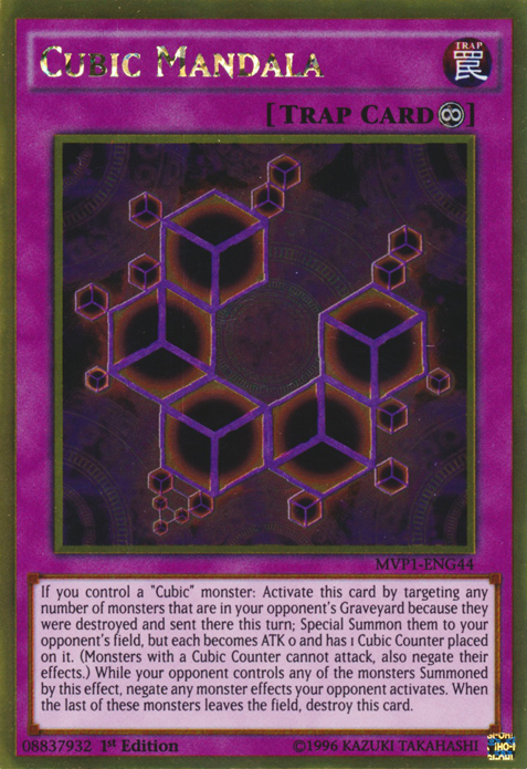 Cubic Mandala [MVP1-ENG44] Gold Rare | Odin's Place