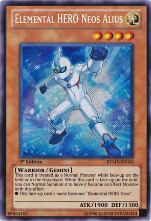 Elemental HERO Neos Alius [RYMP-EN010] Secret Rare | Odin's Place