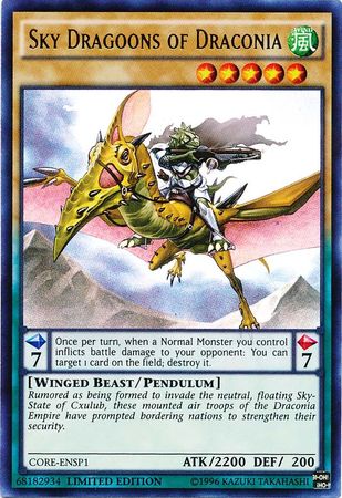 Sky Dragoons of Draconia [CORE-ENSP1] Ultra Rare | Odin's Place