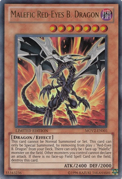 Malefic Red-Eyes B. Dragon [MOV2-EN001] Ultra Rare | Odin's Place