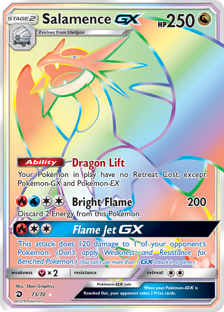 Salamence GX (73/70) [Sun & Moon: Dragon Majesty] | Odin's Place