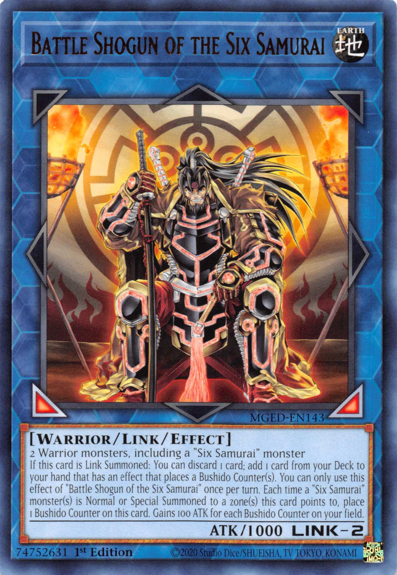 Battle Shogun of the Six Samurai [MGED-EN143] Rare | Odin's Place