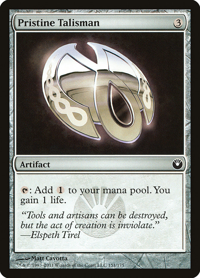 Pristine Talisman (151) (Game Day) [New Phyrexia Promos] | Odin's Place