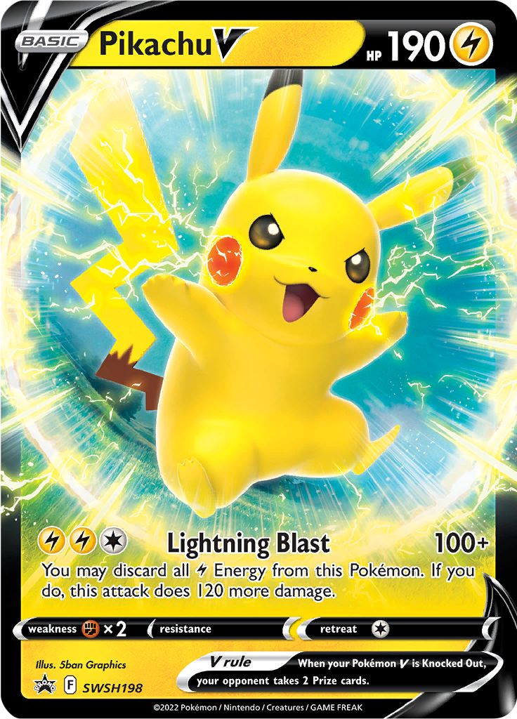 Pikachu V (SWSH198) [Black Star Promo] | Odin's Place