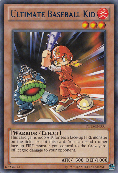 Ultimate Baseball Kid (Blue) [DL15-EN003] Rare | Odin's Place