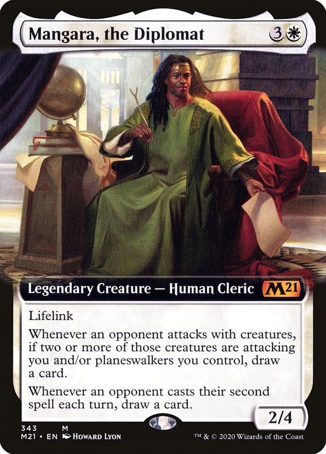Mangara, the Diplomat (Extended Art) [Core Set 2021] | Odin's Place