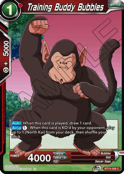 Training Buddy Bubbles (BT15-006) [Saiyan Showdown] | Odin's Place