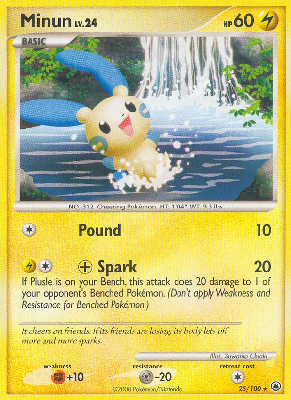 Minun (25/100) [Diamond & Pearl: Majestic Dawn] | Odin's Place