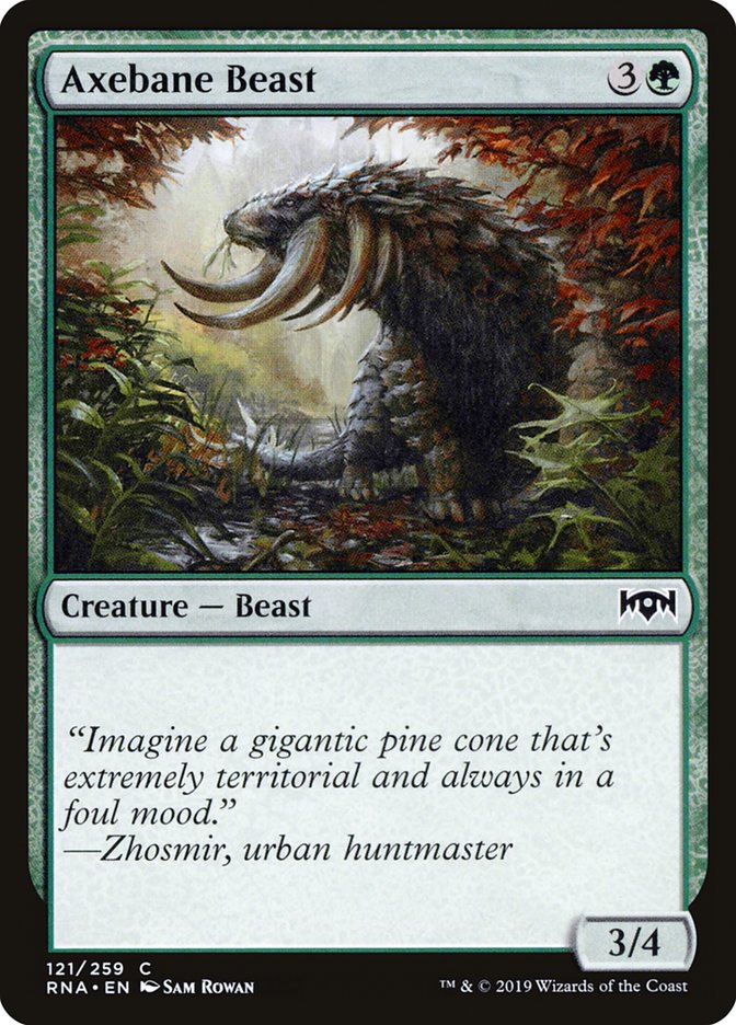 Axebane Beast (121) [Ravnica Allegiance] | Odin's Place