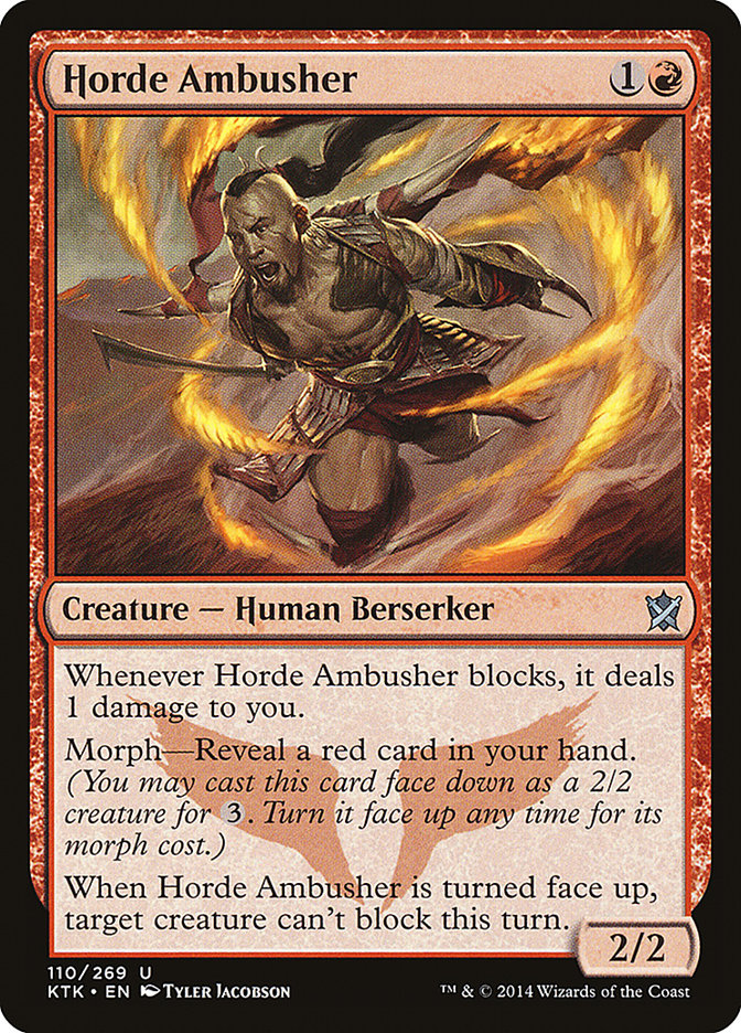 Horde Ambusher (110) [Khans of Tarkir] | Odin's Place