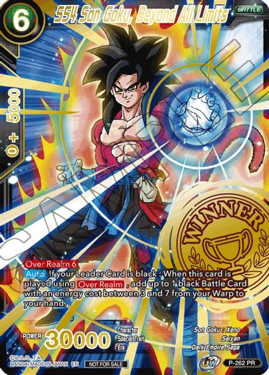 SS4 Son Goku, Beyond All Limits (Alternate Art Set 2021 Vol. 3) (P-262) [Tournament Promotion Cards] | Odin's Place