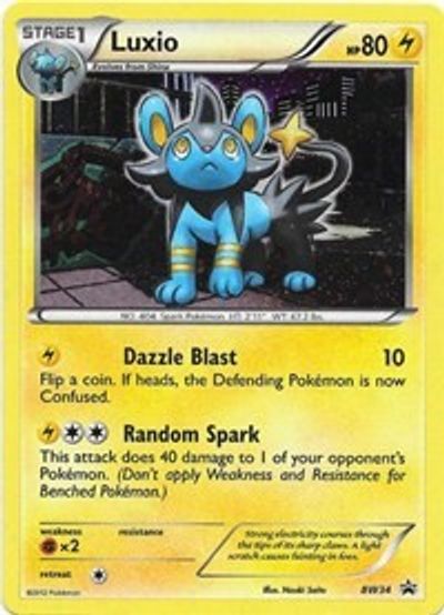 Luxio (BW34) (Cosmos Holo) [Black & White: Black Star Promos] | Odin's Place