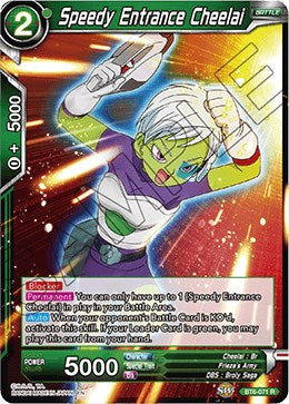 Speedy Entrance Cheelai (Shatterfoil) (BT6-071) [Dragon Brawl] | Odin's Place