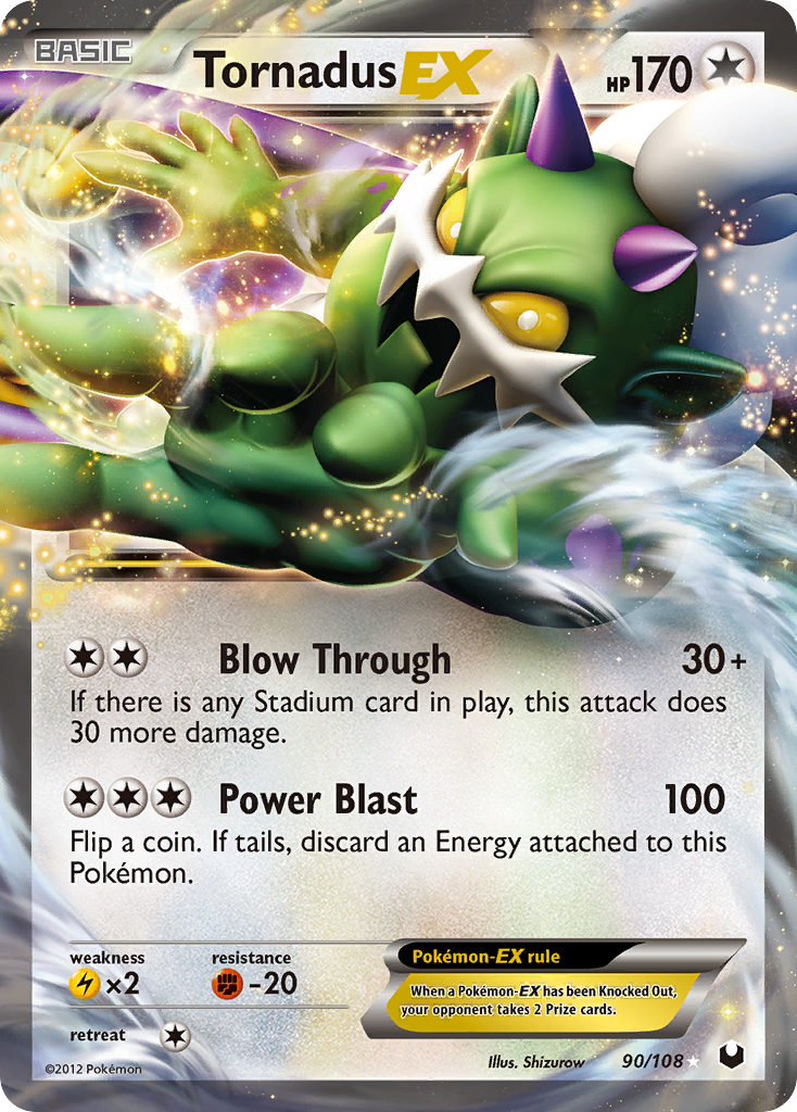 Tornadus EX (90/108) [Black & White: Dark Explorers] | Odin's Place