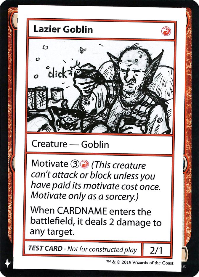 Lazier Goblin [Mystery Booster Playtest Cards] | Odin's Place