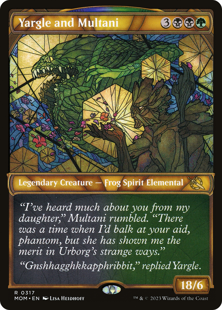 Yargle and Multani (Showcase Planar Booster Fun) [March of the Machine] | Odin's Place