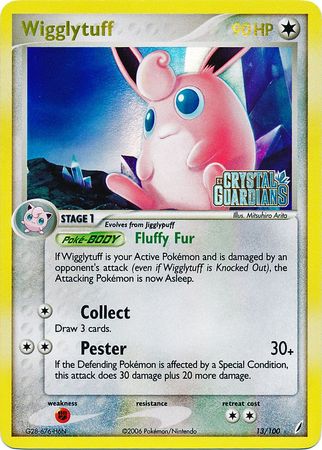 Wigglytuff (13/100) (Stamped) [EX: Crystal Guardians] | Odin's Place