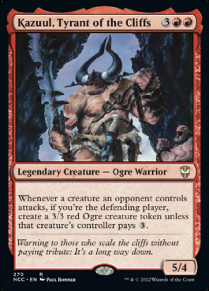 Kazuul, Tyrant of the Cliffs [Streets of New Capenna Commander] | Odin's Place