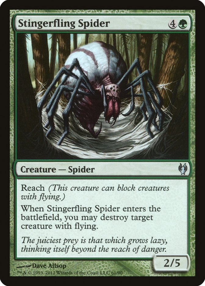 Stingerfling Spider (61) [Duel Decks: Izzet vs. Golgari] | Odin's Place