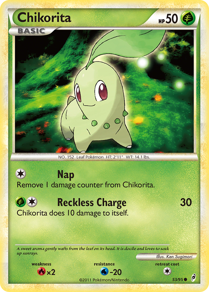 Chikorita (53/95) [HeartGold & SoulSilver: Call of Legends] | Odin's Place