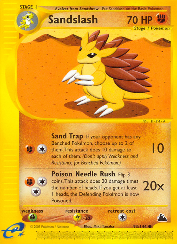 Sandslash (93/144) [Skyridge] | Odin's Place