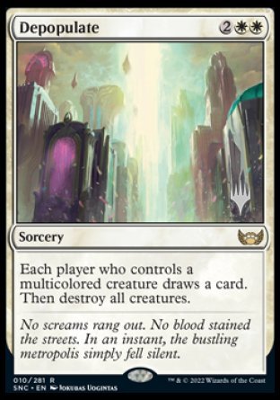 Depopulate (Promo Pack) [Streets of New Capenna Promos] | Odin's Place