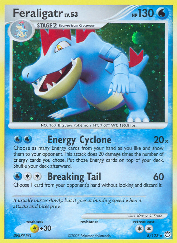 Feraligatr (8/123) [Diamond & Pearl: Mysterious Treasures] | Odin's Place