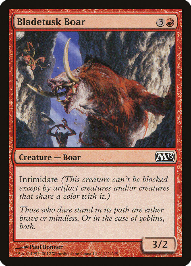 Bladetusk Boar (121) [Magic 2013] | Odin's Place